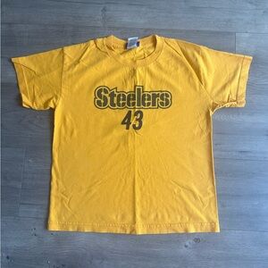 Reebok Youth Pittsburgh Steelers/Polamalu t-shirt - size large